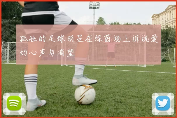 孤独的足球明星在绿茵场上诉说爱的心声与渴望