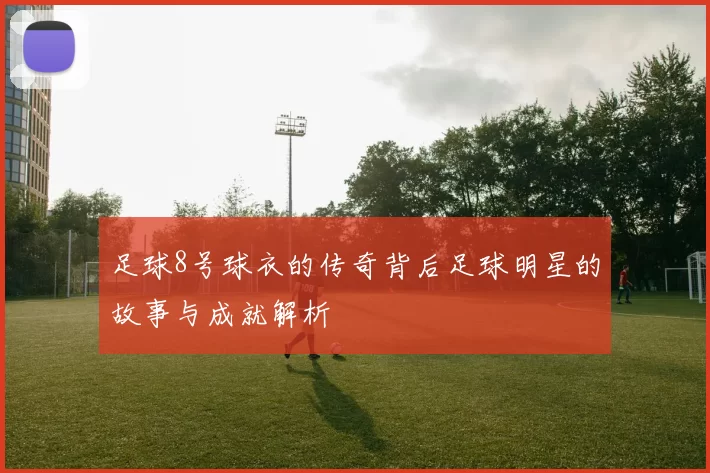 足球8号球衣的传奇背后足球明星的故事与成就解析
