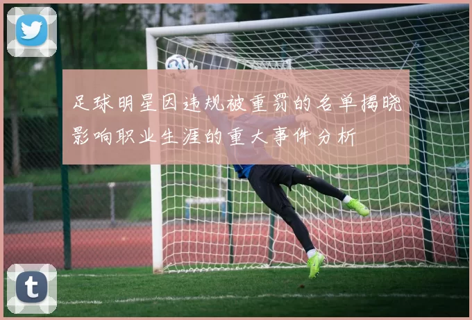 足球明星因违规被重罚的名单揭晓影响职业生涯的重大事件分析